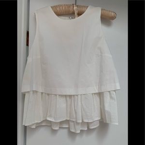 Forever 21 summer white cotton top